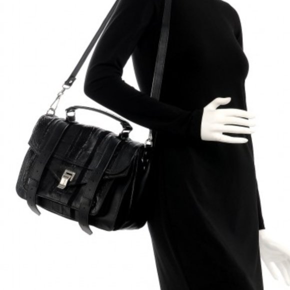Rare Proenza Schouler Medium PS1 Exotic Stripe - Picture 9 of 9